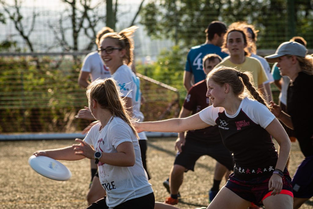 hráčky ženy a dívky ultimate frisbee